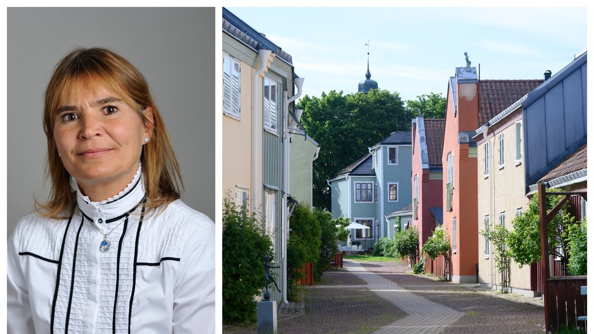 Den moderata riksdagsledamoten Betty Malmberg har köpt hus i Vadstena.